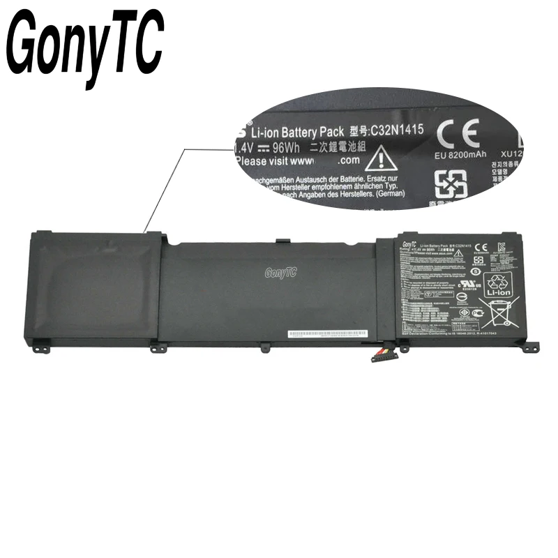 GONYTC C32N1415 натуральная Аккумулятор для ноутбука ASUS ZenBook Pro UX501 N501VW UX501JW-FI177T UX501JW-CN245P