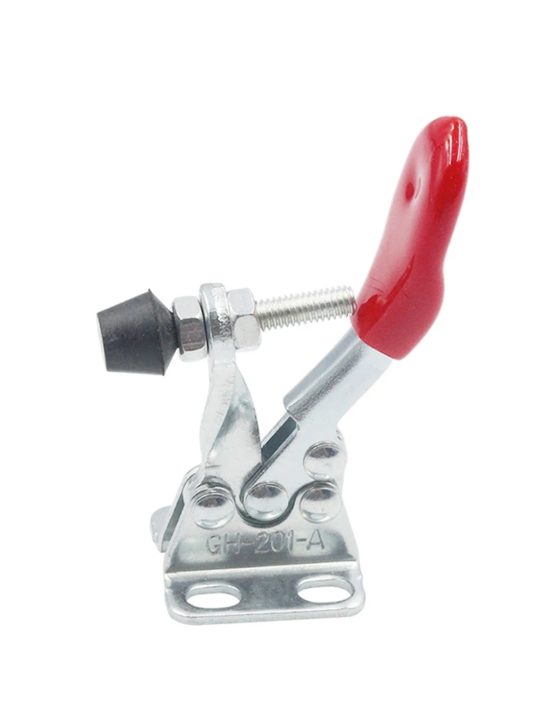 

2/4pcs Hand Tool Hot-rolled Steel Horizontal Toggle Clamp Quick-Release Clamps Set GH-201A Woodworking Fix Clip Tool Hold Down