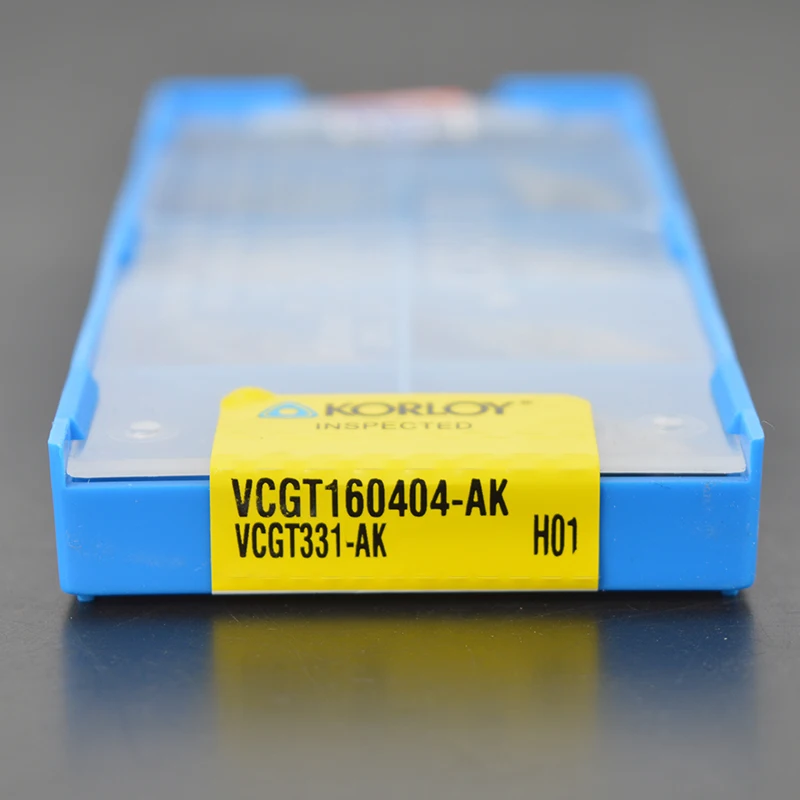 

High Quality Finish for Aluminum VCGT160404-AK H01 10pcs
