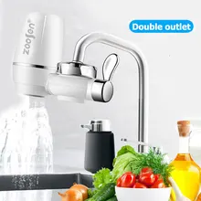 Kitchen Tap Faucet Water Purifier Pre-filter Household Water Purifier Washable Ceramic Percolator Water Filter