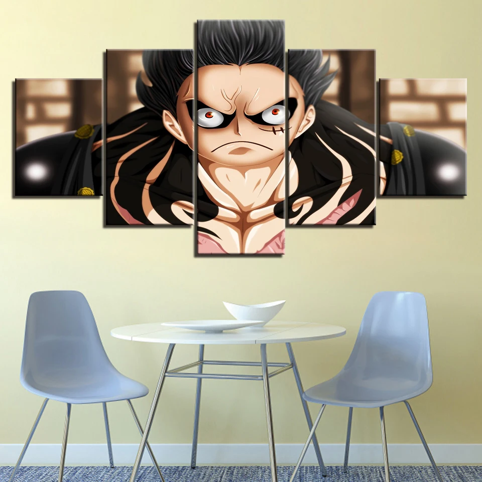 

One Piece Anime Monkey D. Luffy Canvas Poster HD Prints Picture Wall Art Painting Nordic Style Modern For Living Room Home Decor
