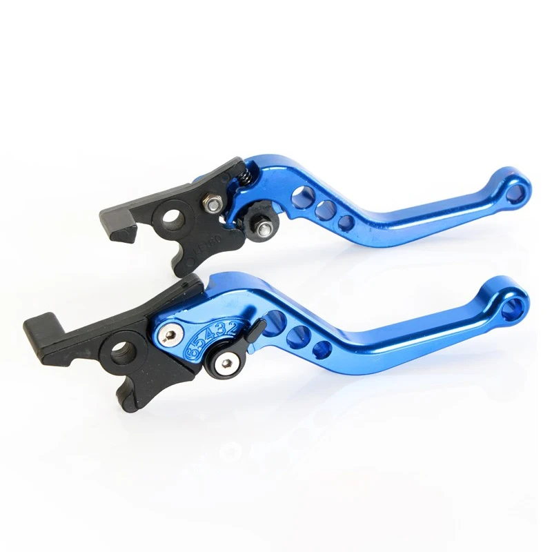 1 пара Алюминий мотоцикл барабан сцепления тормозной рычаг ручки Универсальный