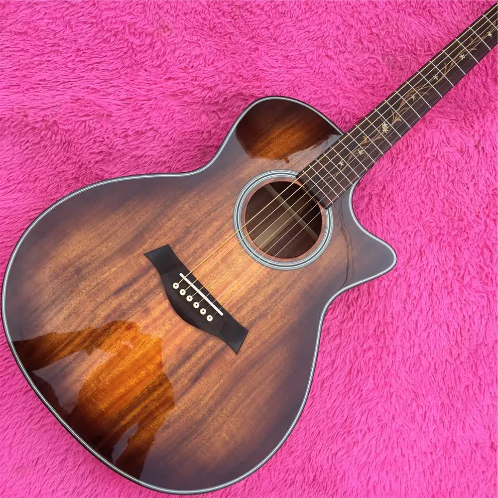 

Гриф из красного дерева K24ce акустической гитары, 41 дюйм (ов) пуговицами однотонные КоА chaylor K24 ra