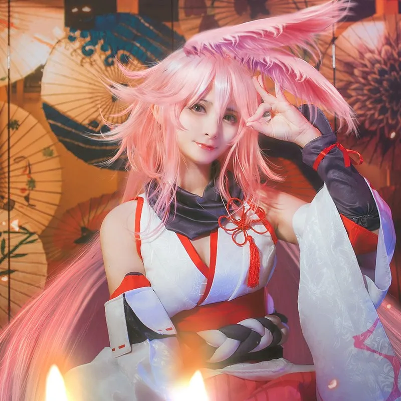 

Honkai Impact 3 Yae Sakura Cosplay Wig Gyakushinn Miko Pink Long Wigs Halloween Carnival Party MmiHoYo Cosplay Wigs