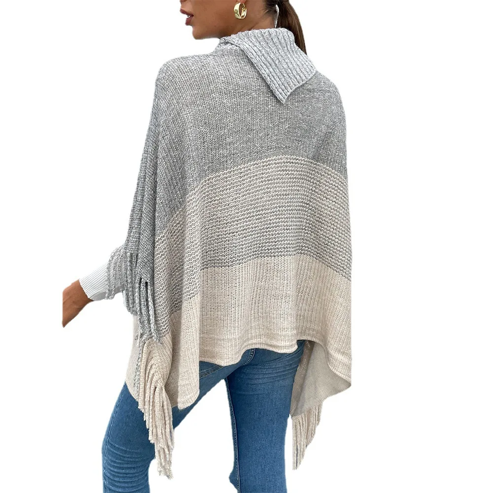 Модная Повседневная Свободная женская накидка топы трикотажная пальто уличная