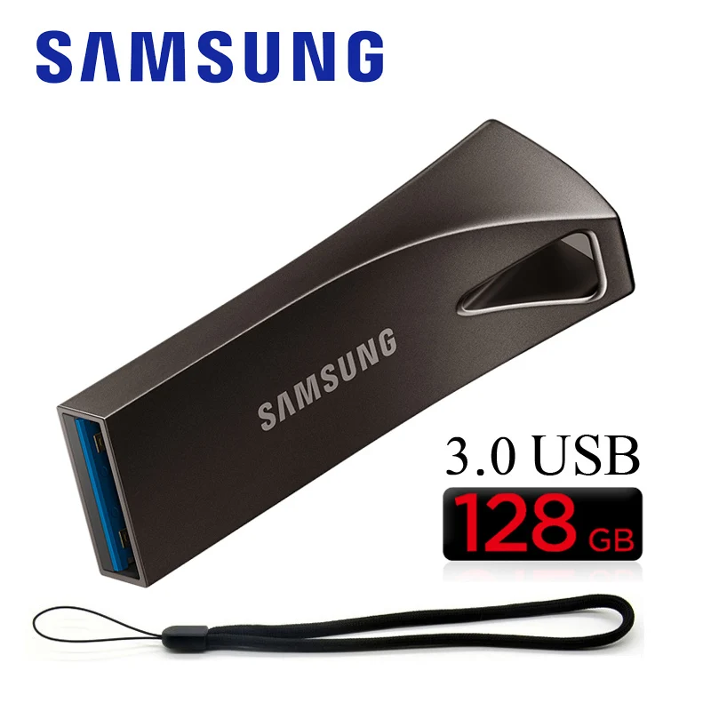 Подлинный SAMSUNG USB флэш накопитель 128 ГБ 256 миниатюрный флеш 3 1 до 300 МБ/с. флешки