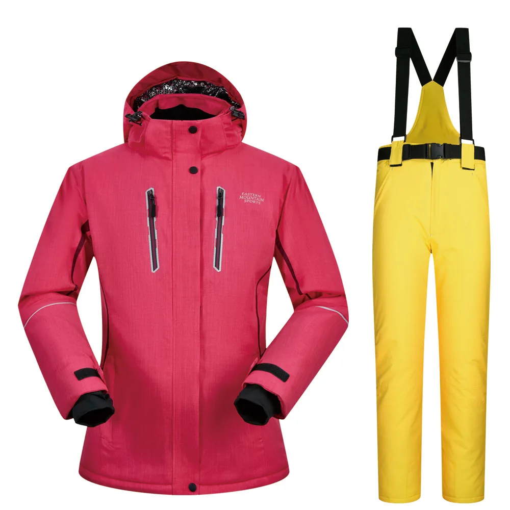 

Ski Suit Women Winter Jacket Pants Snow Set Windproof Waterproof Breathable Super Warm Thick Skiing Snowboarding Suits Brands