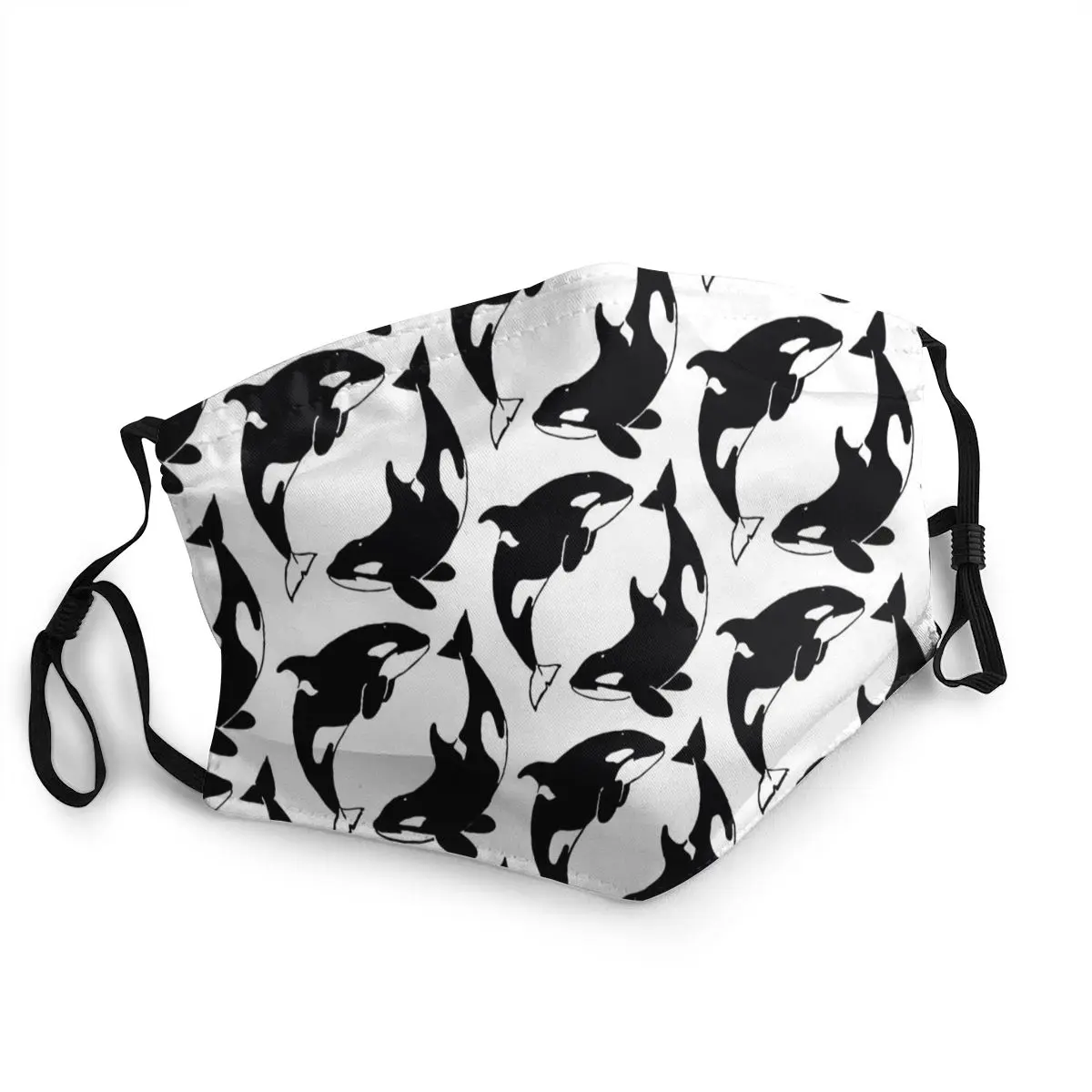 

Orca Whales Mask Unisex Non-Disposable Face Mask Anti Dust Protection Respirator Mask