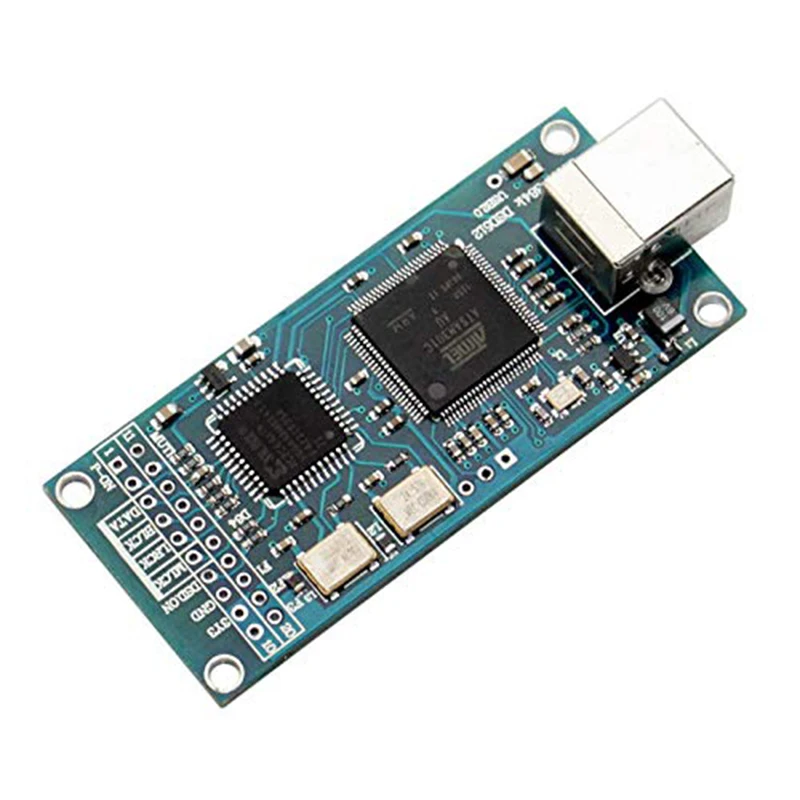 ATSAM3U1C XC2C64A для Amanero USB цифровой интерфейс IIS DAC декодер плата поддержка DSD512 32Bit 384K I2S