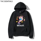 Худи Axolotl мужское в стиле Харадзюку, милые худи с мультяшным рисунком, смешные флисовые пуловеры на осень и зиму, свитшоты, худи в эстетике