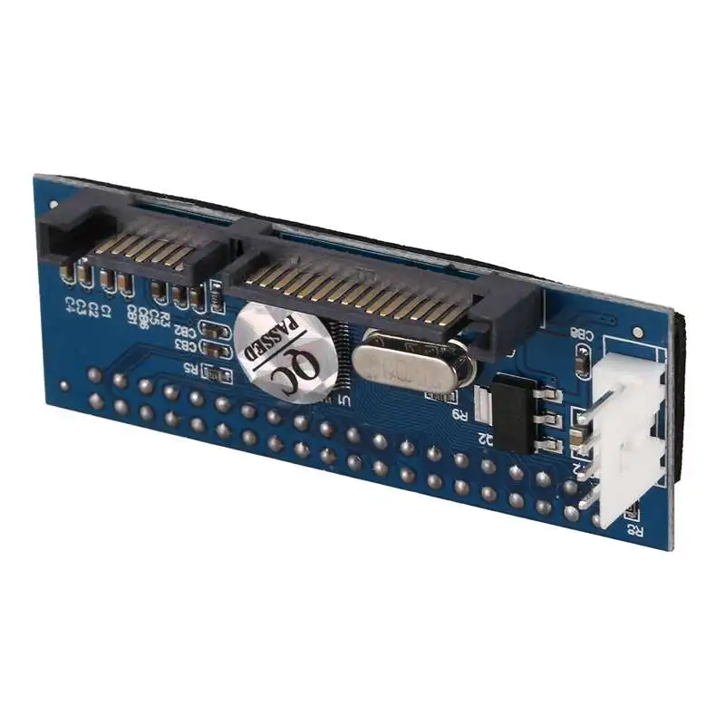 

New 3.5 Inch Ide To Sata 4 Pins Hard Drive Convertor Hdd Parallel To Serial Adapter With Extension Power Cable