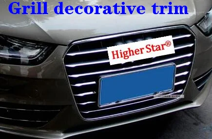 Хромированная декоративная накладка на переднюю решетку автомобиля из