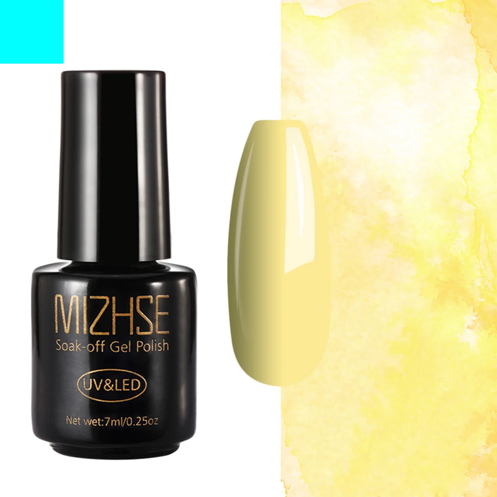 YCH001 MIZHSE Гель-лак для ногтей масло Esmalte Permanente гель UV Y Led Gellak Фиолетовый Белый Черный чистый цветной Гель-лак для ногтей основа для ногтей - Цвет: YCH001
