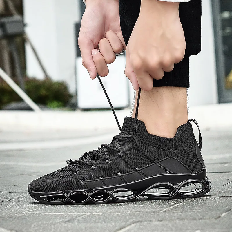 New Blade Shoes Fashion Breathable Sneaker Running 46 Large Size Comfortable Sports Men's 47 Jogging Casual 48 | Обувь