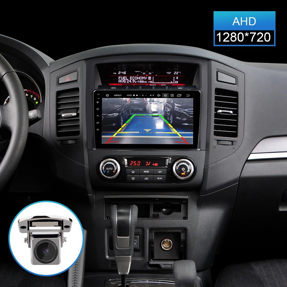 ISUDAR Автомагнитола для MITSUBISHI/PAJERO 2 din Android 9 Авторадио Мультимедиа gps ram 2GB rom 32GB USB DVR AHD