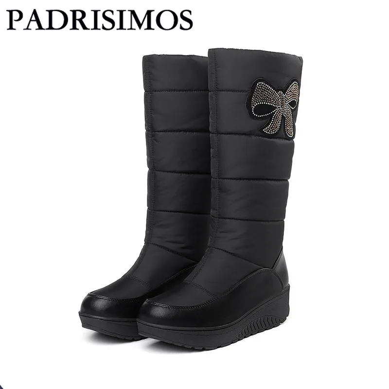 2020 г. Новая женская обувь зимние сапоги до колена на платформе с коробкой