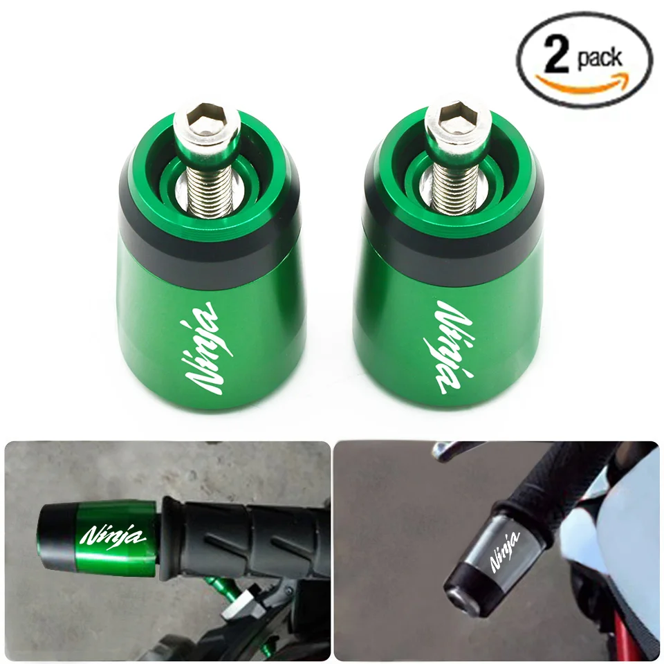 CNC ручки руля стержень заглушки крышки ползунок для Kawasaki NINJA 250R 300 400 650R 1000 ER6F 650 ZX6R