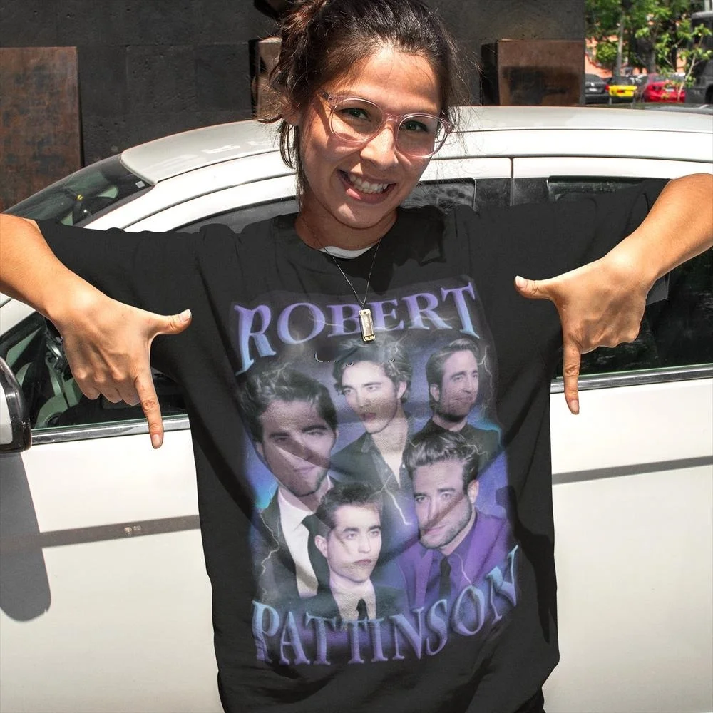 Robert Pattinson Retro Casual Shirt Robert Pattinson Shirt Twilight Shirt Team Edward Shirt Edward Cullen