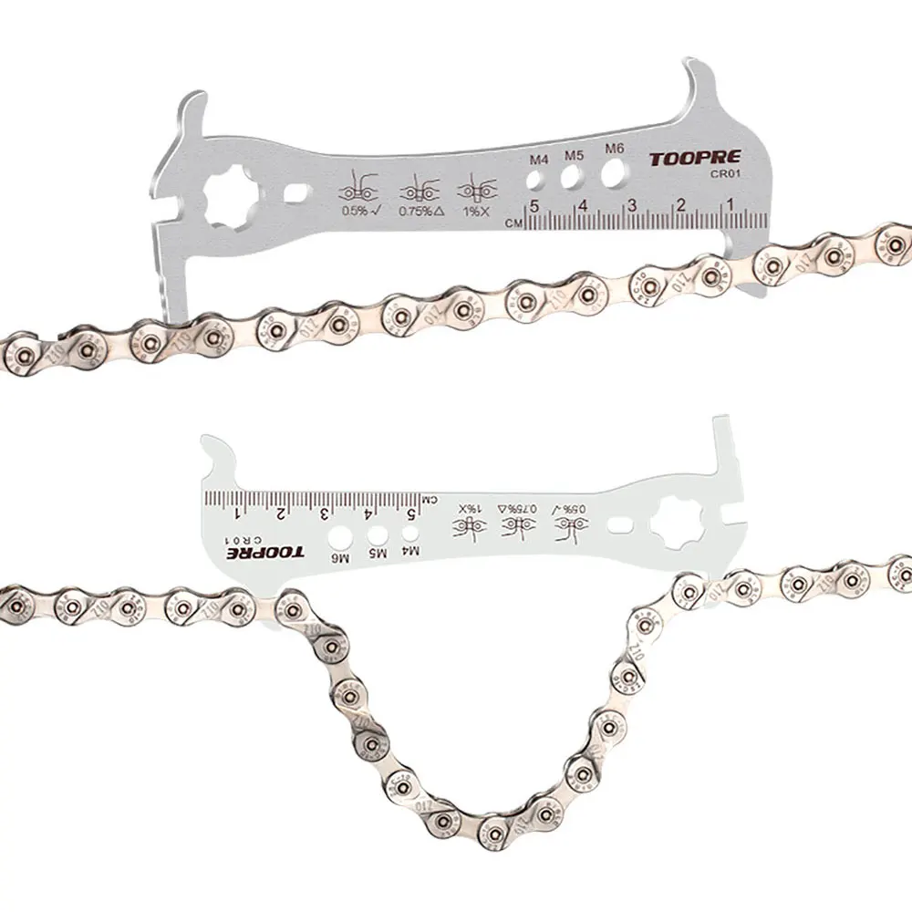 Велосипедная цепь измерительная линейка многофункциональная разборка крюк болт
