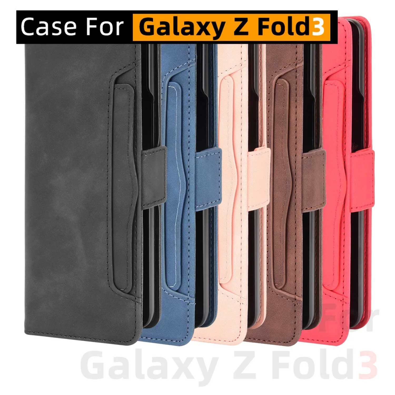 

For Samsung Galaxy Z fold3 case,wallet case,Z fold 3 5G case