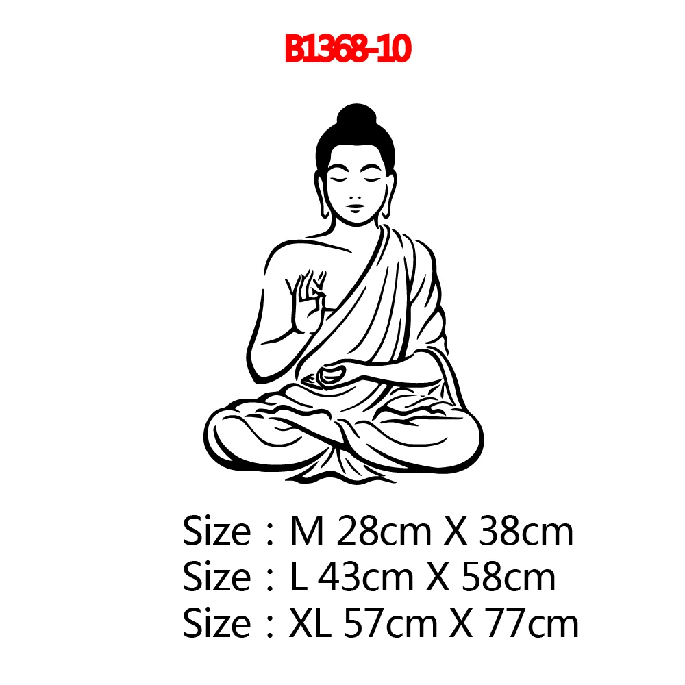 Стикер на стену &quotБудда&quot для медитации виниловые буддийские украшения