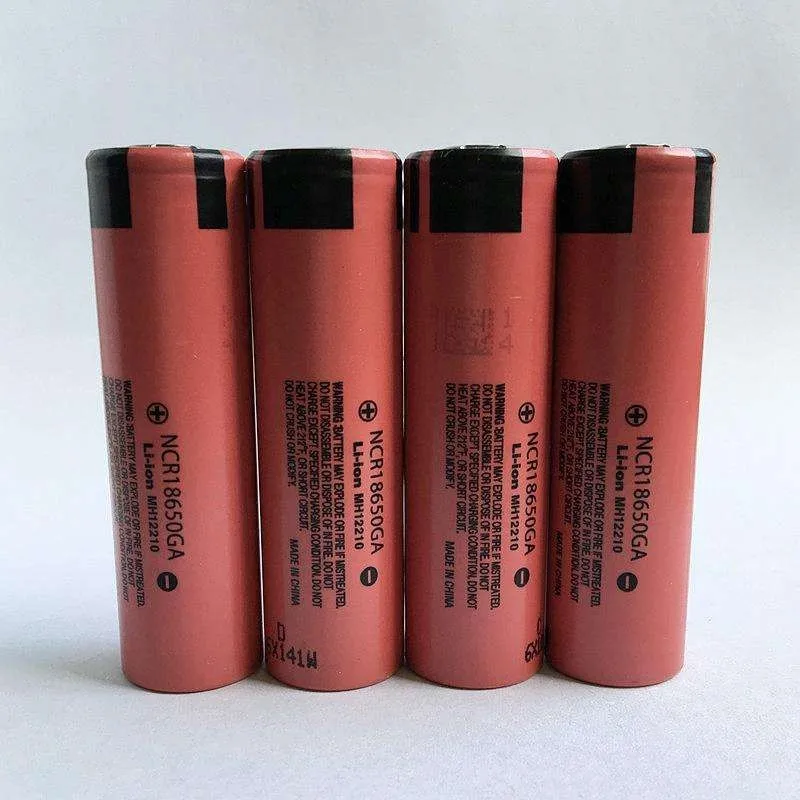 

New Original Battery For Panasonic 18650 NCR18650GA 3500mah 3.7V Lithium Rechargeable Li-ion Batteries Cell 30A discharge