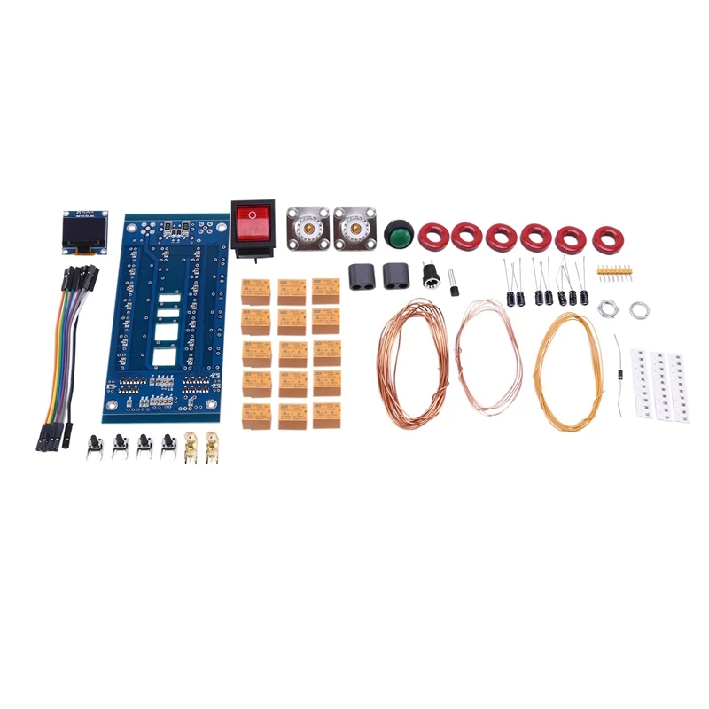 

ATU-100 1.8-50MHz Kits ATU100Mini Automatic Antenna Tuner By N7DDC 7X7 Firmware Programmed / SMT/ Chip Soldered /+ OLED