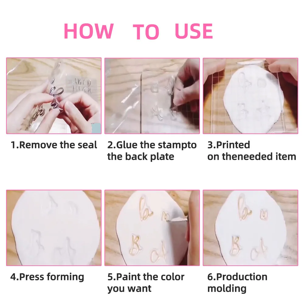 Штампы для печенья на заказ буквы украшения торта сладких букв инструменты