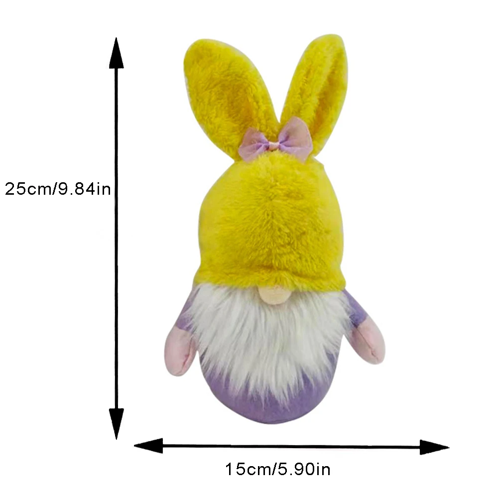 

Holiday Gnome Ornaments, Easter Bunny / ST Patricks Day Faceless Dolls, Home Decoration Tabletop Collection Figurines Gifts