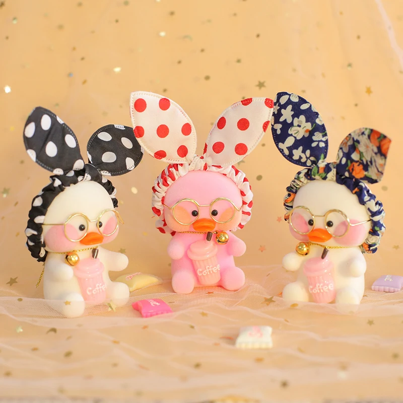 Новый Kawaii LaLafanfan кафе подвеска с форме утки брелок мультфильм Милая желтая утка