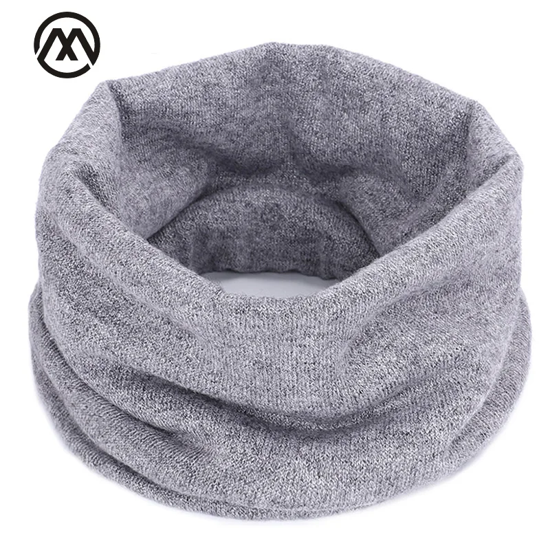 Классический женский однотонный вязаный шарф мягкий осенне зимний теплый