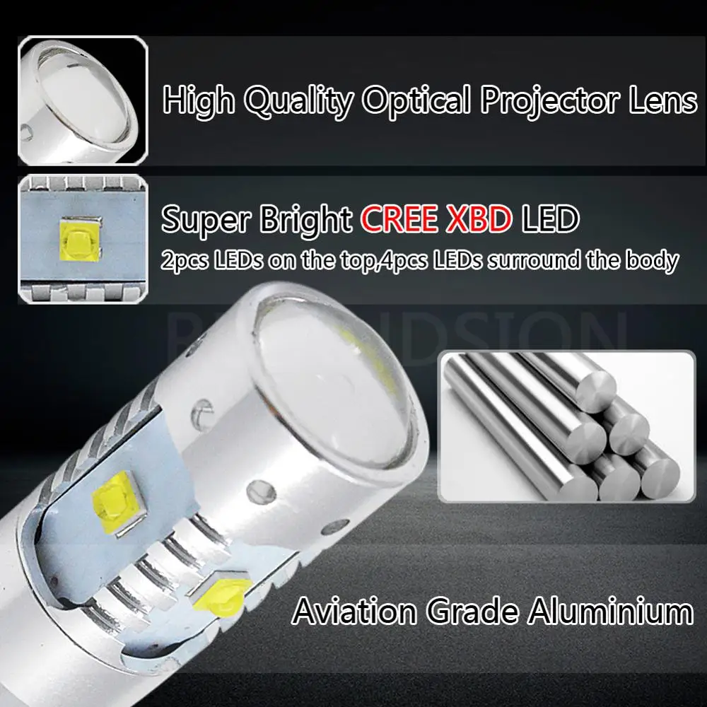 2X 168 192 T10 W5W автомобильный светодиод 6SMD 30 Вт Высокая мощность Canbus безошибочные