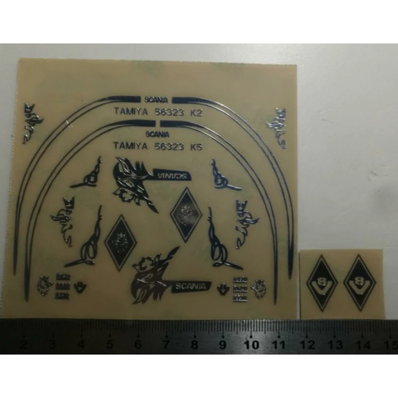 металлическая наклейка кол