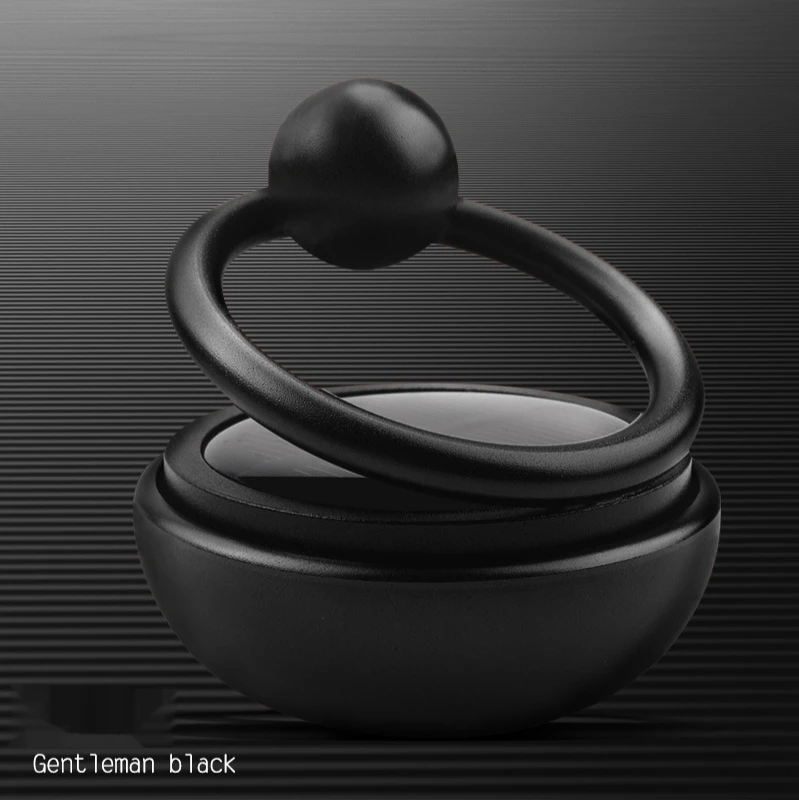 

Автомобильный парфюм на солнечной батарее, автоматическая вращающаяся ароматерапия, украшение автомобиля, украшение интерьера автомобиля