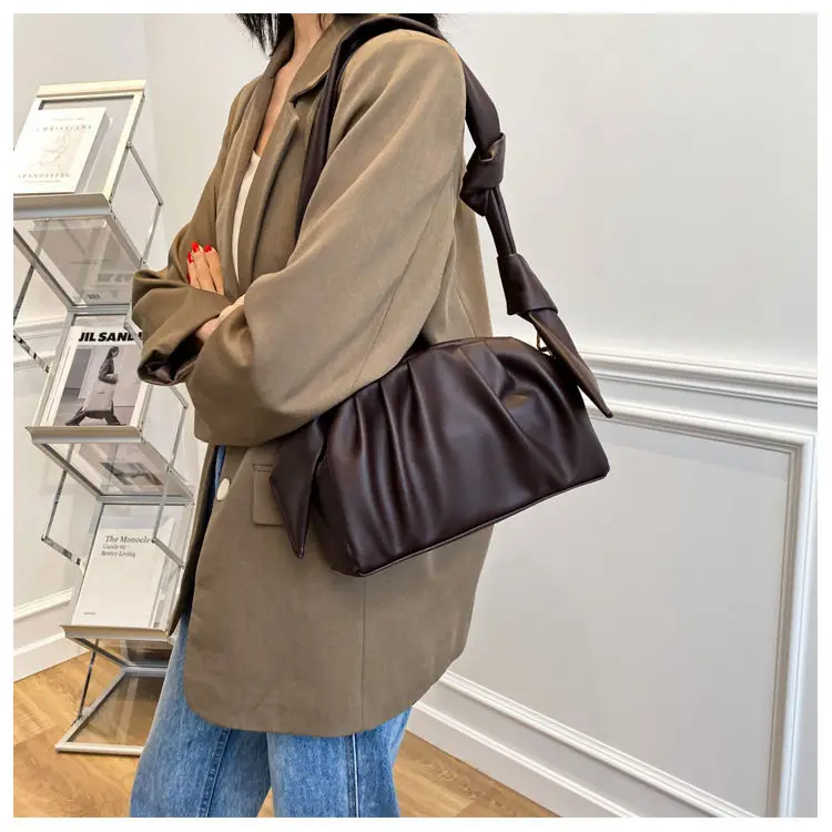 

PU Waterproof Women's Shoulder Bags Teenage Girls Luxury Messenger Bag Solid Color Ladies Tote Bags Fashion Female Crossbody Bag
