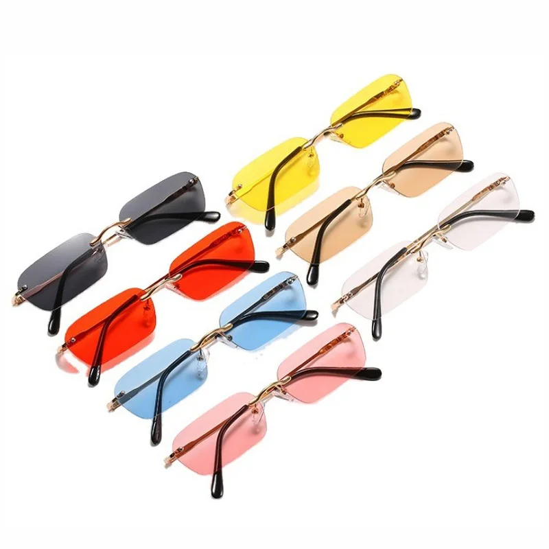 

Polarized Sunglasses Lightweight Frameless Sun Protection Special Glasses For Women Men d88