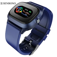 senbono new smart watch men women heart rate monitor sleep detection thermometer sport bracelet smartwatch for ios android