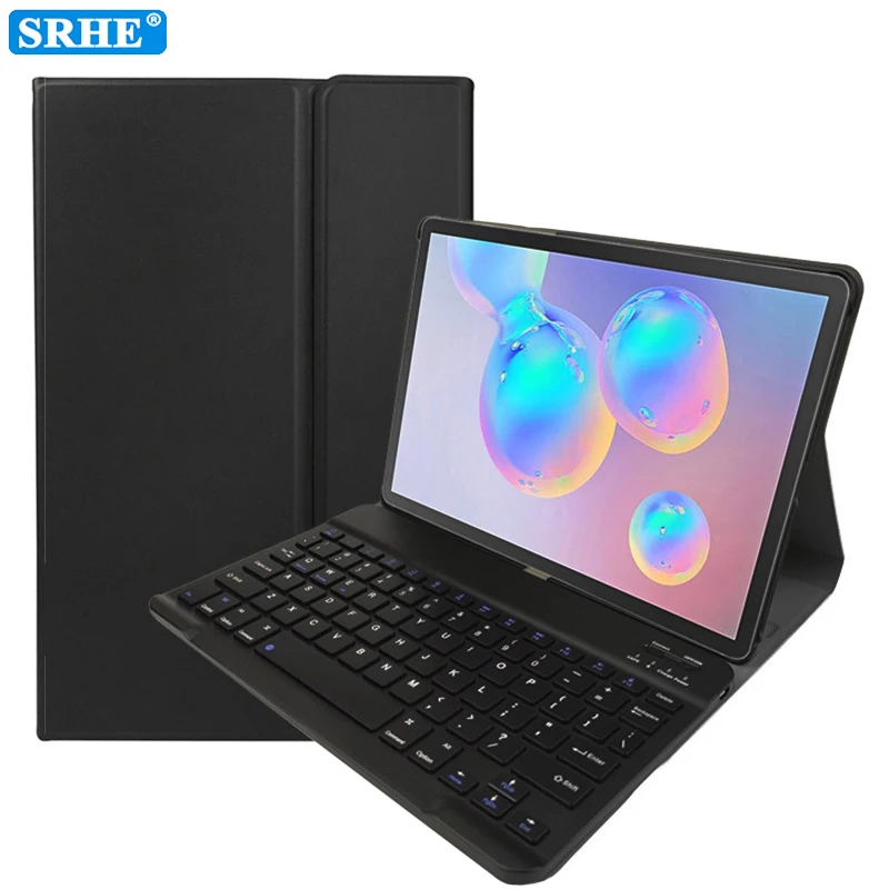 Беспроводная Bluetooth клавиатура чехол для Samsung Galaxy Tab S6 SM-T860 SM-T865 чехол смарт-Обложка для планшета с держателем карандаша