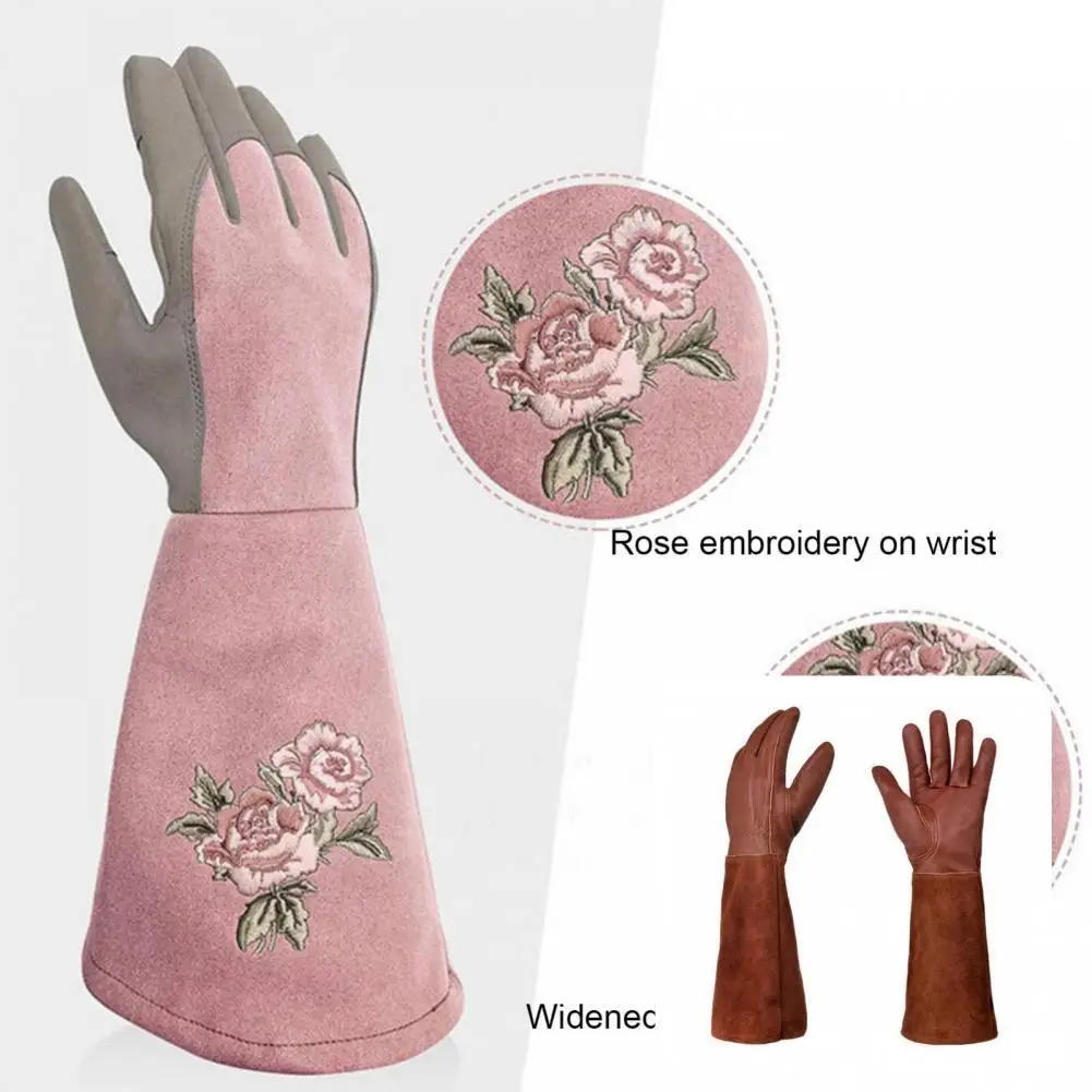 

1 Pair Pruning Glove Unique Breathable Soft Hand Protector Durable Multi-use Gardening Glove