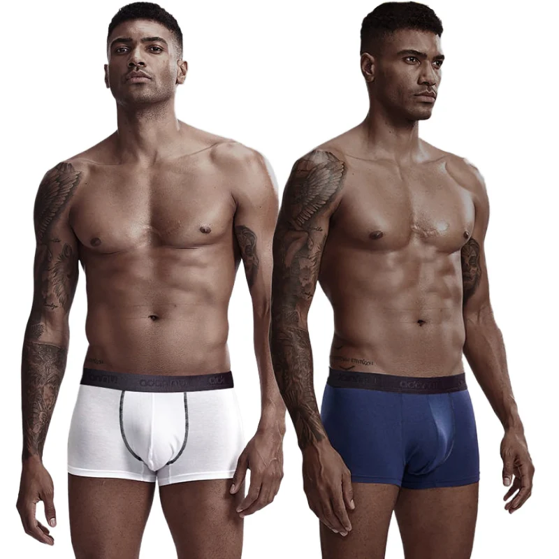 2020 однотонные мужские эластичные шорты боксеры трусы мужское нижнее белье