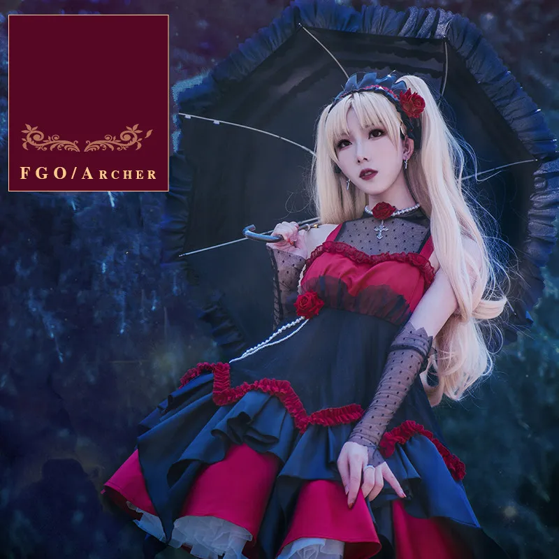 Хит! Предпродажа Fate/Grand Order FGO Moon Cancer Girlfriend Ereshkigal карнавальный костюм женские