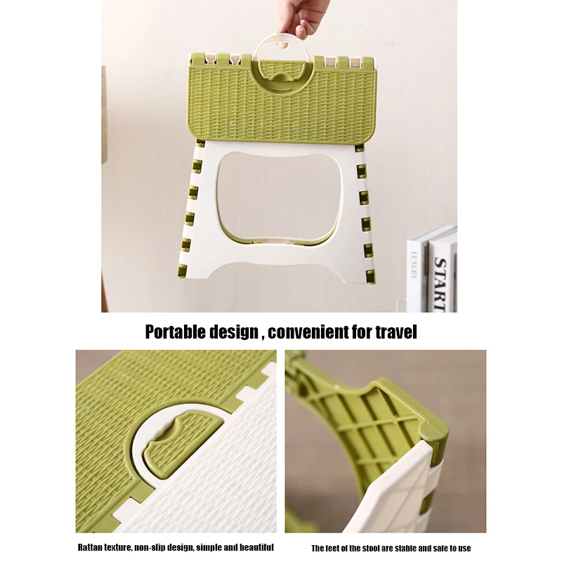 Plastic Multipurpose Folding Step Stool Home Train Outdoor Foldable Storage Convenient HYD88 | Мебель