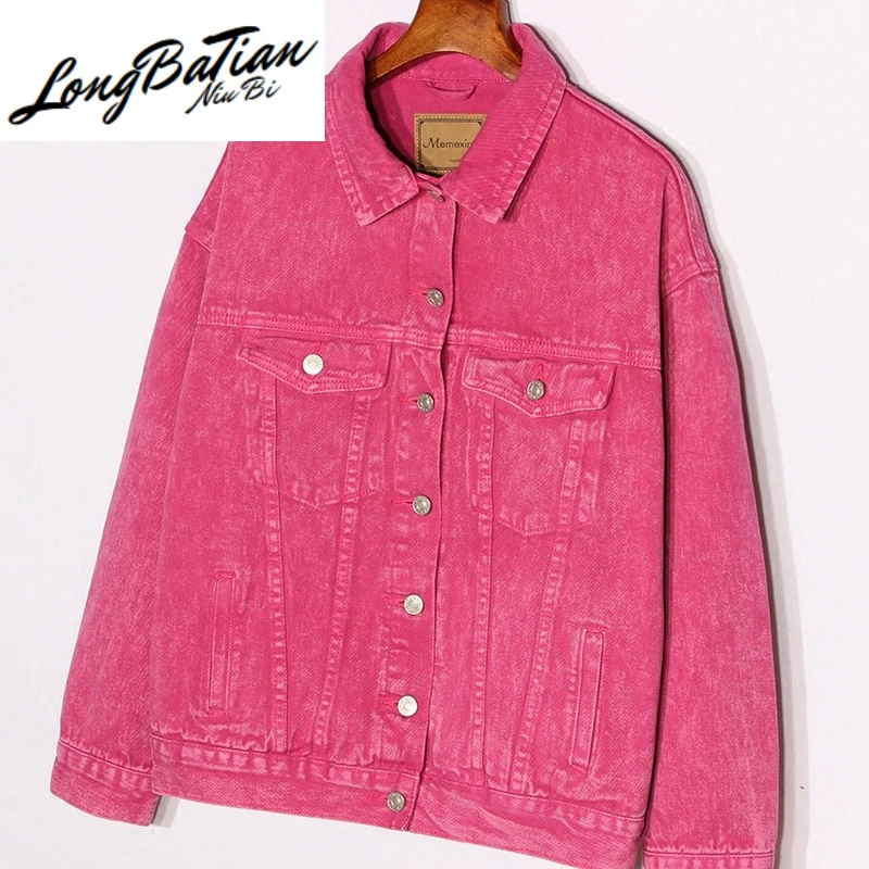 

Женская короткая джинсовая куртка, короткая джинсовая куртка с длинным рукавом в Корейском стиле, весна-осень 2020