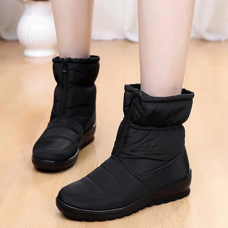 WYFAMDER/Водонепроницаемые зимние ботинки коллекция 2020 года Модные ботильоны на
