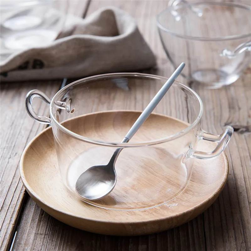 Термостойкая стеклянная миска для мороженого фруктов овощей салатов десертов с