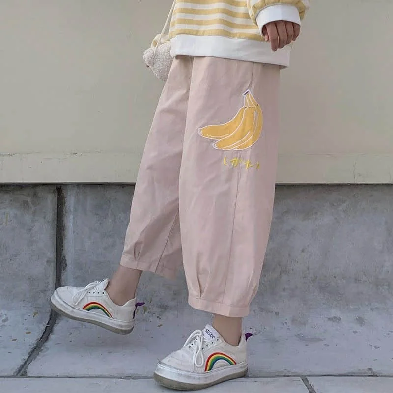 

Japanese wide-leg pants 2020 autumn new loose girly pants female college style soft girl nine-point pants ins tide
