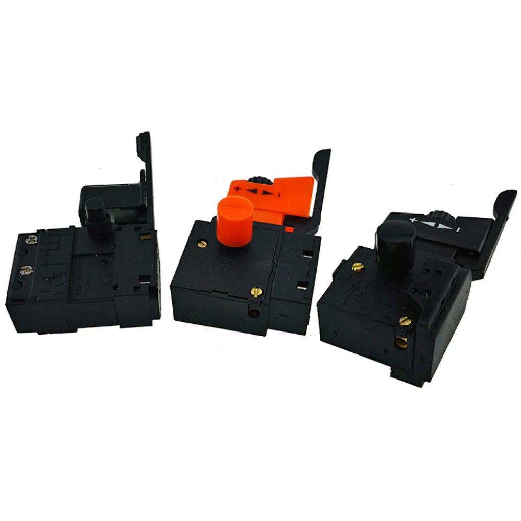 

Electric Hammer Drill Speed Switch Lock / Unlock Lock on Power Tool 10A Electric Drill Speed Control Trigger Button Switch Tool