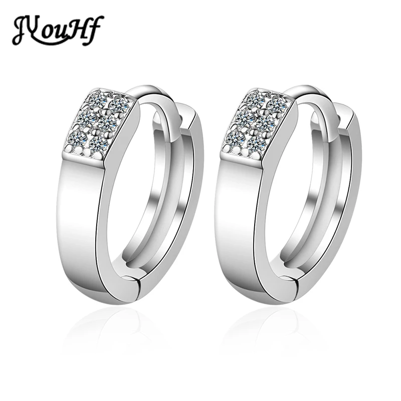 JYouHF модные большие маленькие круглая серьга круга Элегантные Простые белые