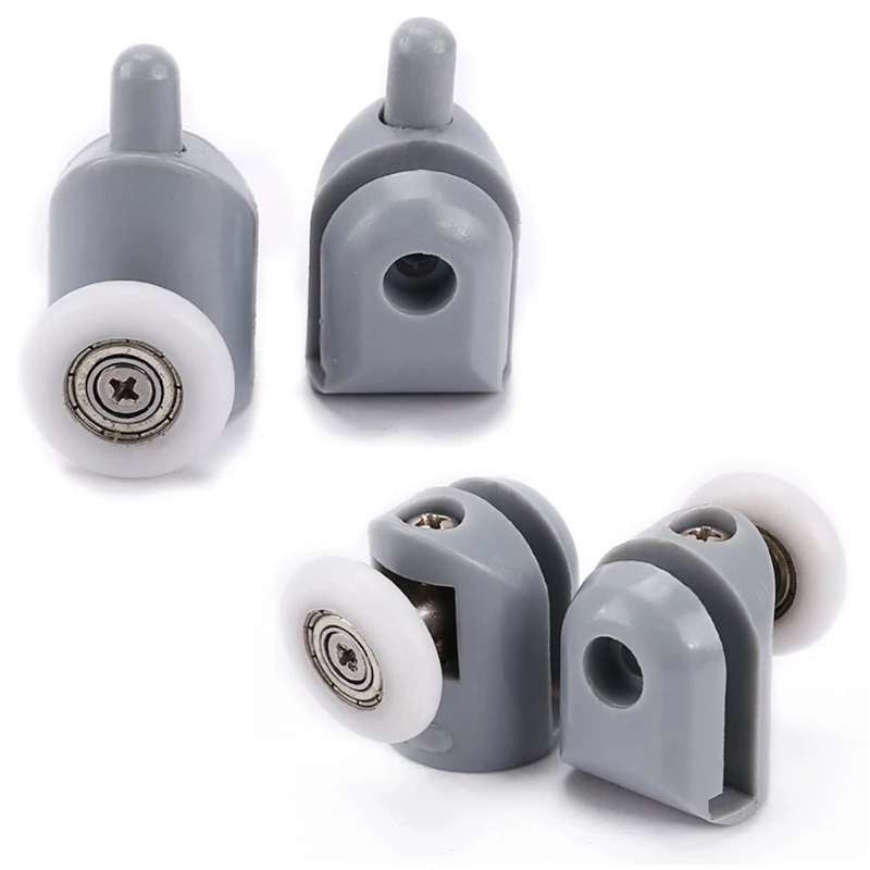 8pcs/10pcs/set Shower Door Rollers Single Rooms Wheels/Runners/Pulleys/Guides Home Bathroom DIY Replacement Parts D18-D27 | Обустройство