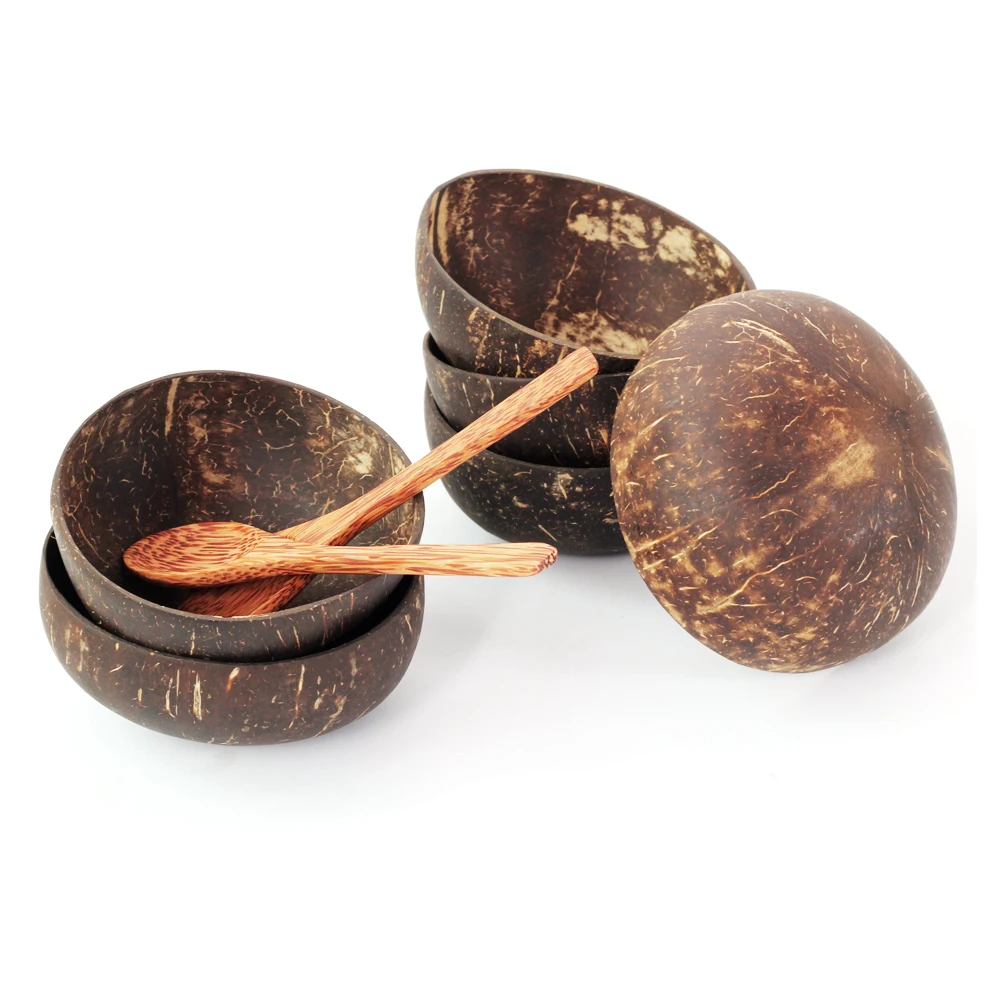 Набор столовых приборов из кокосового дерева 12-15 см | Дом и сад